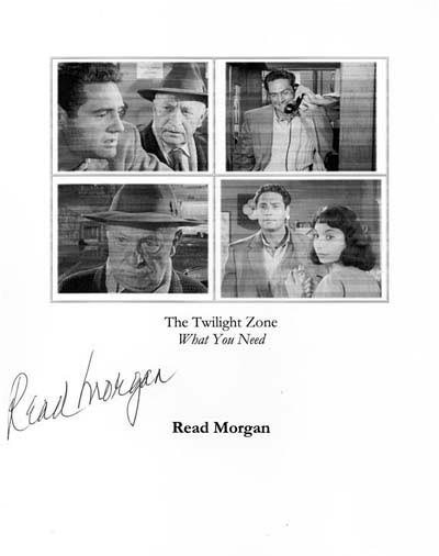 Read Morgan autograph